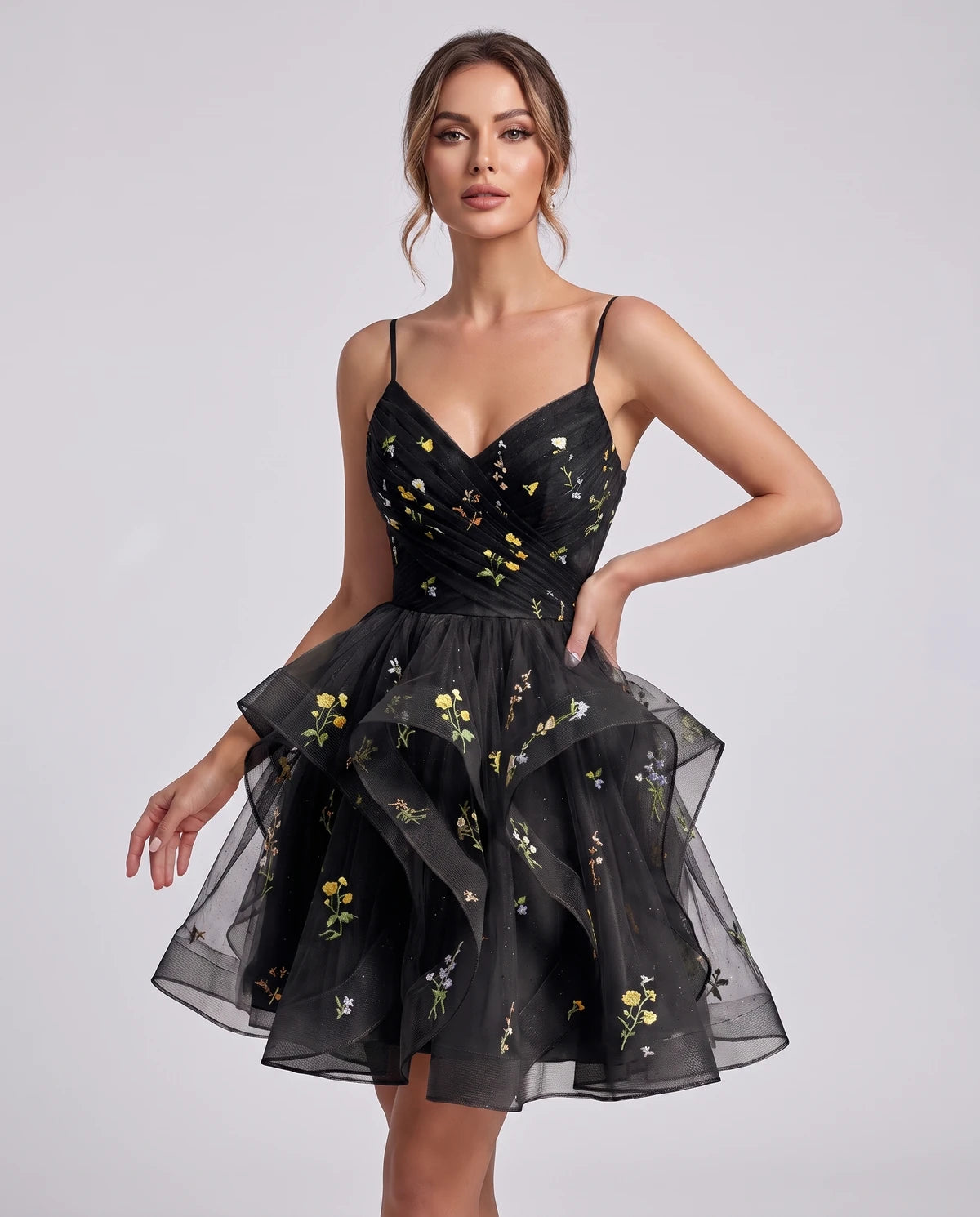 Modena Mini Dresses — Black