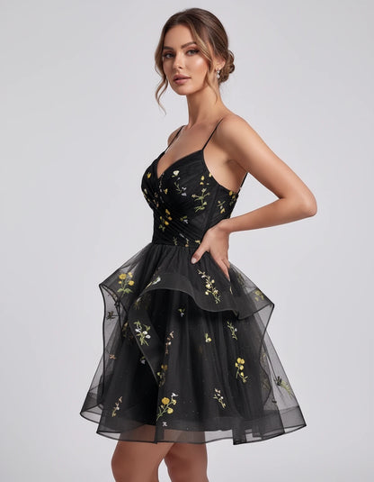 Modena Mini Dresses — Black | SKU: RB-6fd90b-black-2,RB-6fd90b-black-4,RB-6fd90b-black-6,RB-6fd90b-black-8,RB-6fd90b-black-10,RB-6fd90b-black-12,RB-6fd90b-black-14,RB-6fd90b-black-16,RB-6fd90b-black-16W,RB-6fd90b-black-18W,RB-6fd90b-black-20W,RB-6fd90b-black-22W