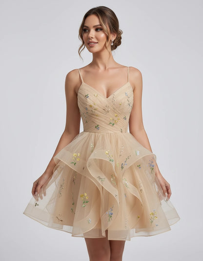 Modena Mini Dresses — Champagne | SKU: RB-6fd90b-champa2e-2,RB-6fd90b-champa2e-4,RB-6fd90b-champa2e-6,RB-6fd90b-champa2e-8,RB-6fd90b-champa2e-10,RB-6fd90b-champa2e-12,RB-6fd90b-champa2e-14,RB-6fd90b-champa2e-16,RB-6fd90b-champa2e-16W,RB-6fd90b-champa2e-18W,RB-6fd90b-champa2e-20W,RB-6fd90b-champa2e-22W