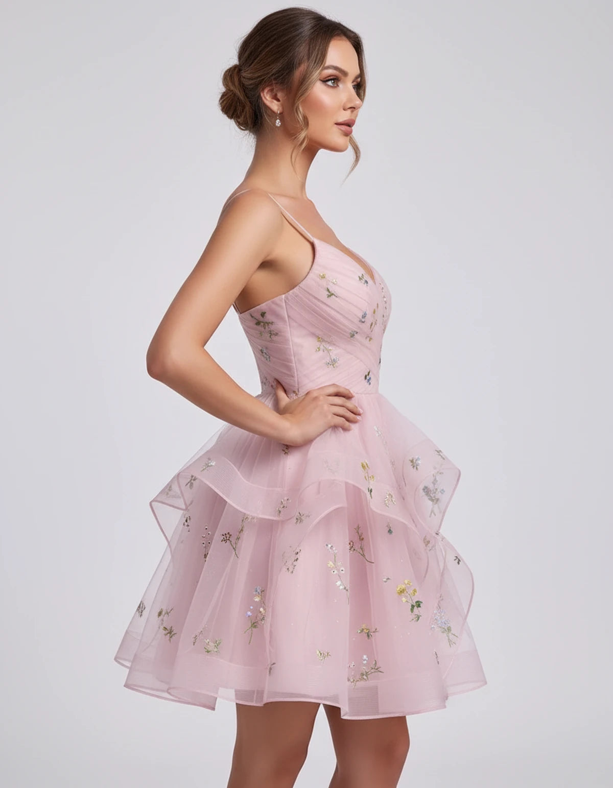 Modena Mini Dresses — Pink | SKU: RB-6fd90b-pink-2,RB-6fd90b-pink-4,RB-6fd90b-pink-6,RB-6fd90b-pink-8,RB-6fd90b-pink-10,RB-6fd90b-pink-12,RB-6fd90b-pink-14,RB-6fd90b-pink-16,RB-6fd90b-pink-16W,RB-6fd90b-pink-18W,RB-6fd90b-pink-20W,RB-6fd90b-pink-22W