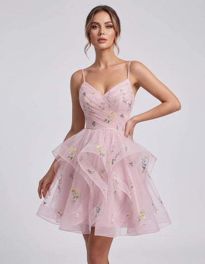 Modena Mini Dresses — Pink | SKU: RB-6fd90b-pink-2,RB-6fd90b-pink-4,RB-6fd90b-pink-6,RB-6fd90b-pink-8,RB-6fd90b-pink-10,RB-6fd90b-pink-12,RB-6fd90b-pink-14,RB-6fd90b-pink-16,RB-6fd90b-pink-16W,RB-6fd90b-pink-18W,RB-6fd90b-pink-20W,RB-6fd90b-pink-22W