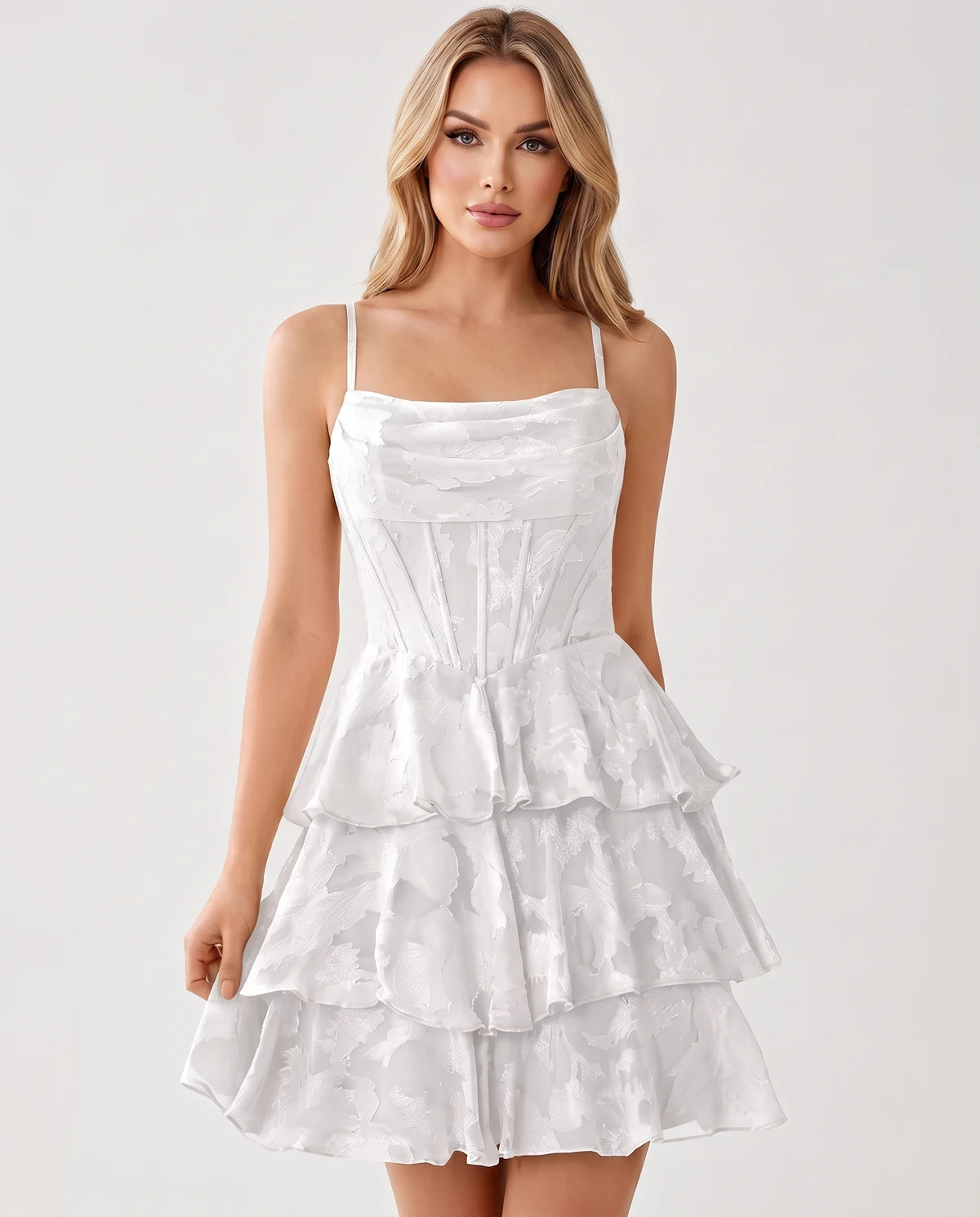 Monaco Mini Dresses — White