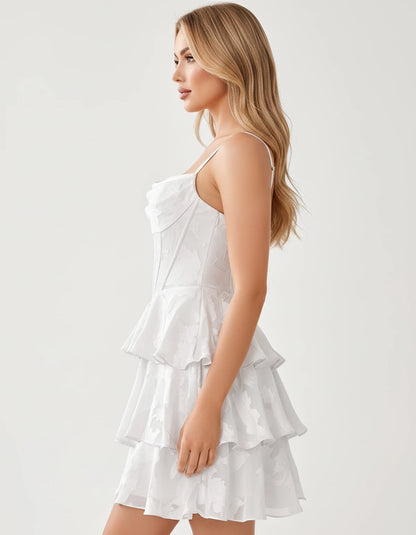 Monaco Mini Dresses — White | SKU: RB-bdba7e-white-2,RB-bdba7e-white-4,RB-bdba7e-white-6,RB-bdba7e-white-8,RB-bdba7e-white-10,RB-bdba7e-white-12,RB-bdba7e-white-14,RB-bdba7e-white-16,RB-bdba7e-white-16W,RB-bdba7e-white-18W,RB-bdba7e-white-20W,RB-bdba7e-white-22W