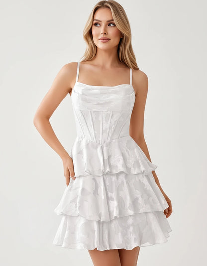 Monaco Mini Dresses — White | SKU: RB-bdba7e-white-2,RB-bdba7e-white-4,RB-bdba7e-white-6,RB-bdba7e-white-8,RB-bdba7e-white-10,RB-bdba7e-white-12,RB-bdba7e-white-14,RB-bdba7e-white-16,RB-bdba7e-white-16W,RB-bdba7e-white-18W,RB-bdba7e-white-20W,RB-bdba7e-white-22W