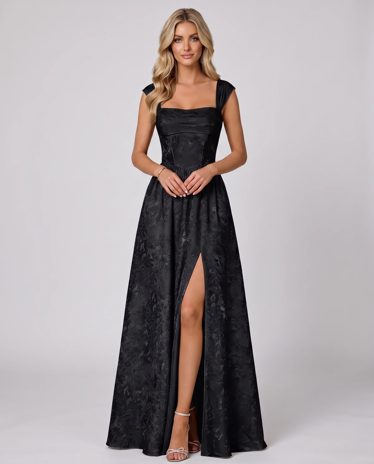 Montaigne Maxi Dresses — Black
