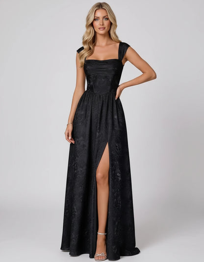 Montaigne Maxi Dresses — Black | SKU: RB-ab46ec-black-2,RB-ab46ec-black-4,RB-ab46ec-black-6,RB-ab46ec-black-8,RB-ab46ec-black-10,RB-ab46ec-black-12,RB-ab46ec-black-14,RB-ab46ec-black-16,RB-ab46ec-black-16 Plus,RB-ab46ec-black-20 Plus,RB-ab46ec-black-24 Plus,RB-ab46ec-black-22W