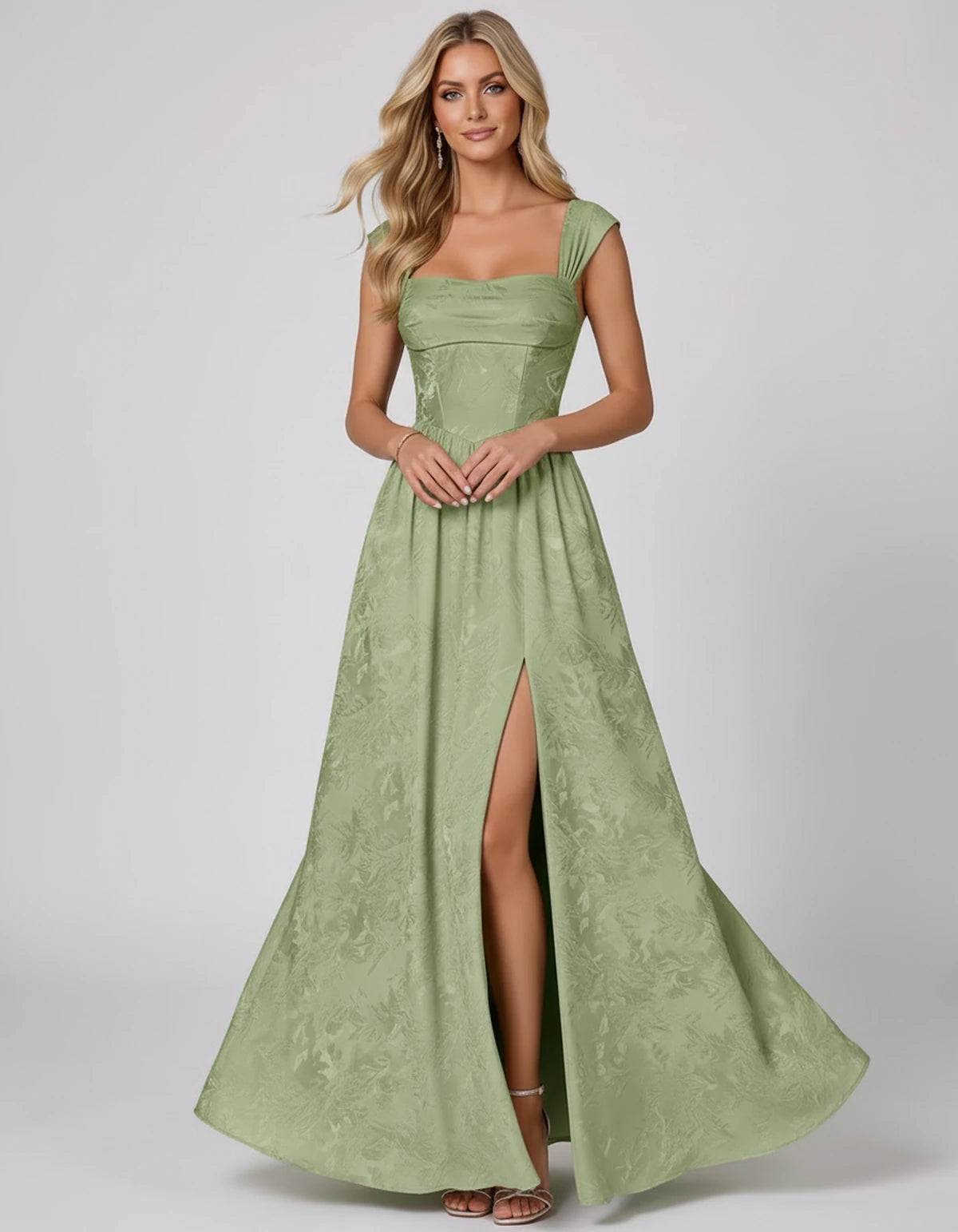 Montaigne Maxi Dresses — Dusty Sage | SKU: RB-ab46ec-dustys97-2,RB-ab46ec-dustys97-4,RB-ab46ec-dustys97-6,RB-ab46ec-dustys97-8,RB-ab46ec-dustys97-10,RB-ab46ec-dustys97-12,RB-ab46ec-dustys97-14,RB-ab46ec-dustys97-16,RB-ab46ec-dustys97-16 Plus,RB-ab46ec-dustys97-20 Plus,RB-ab46ec-dustys97-24 Plus,RB-ab46ec-dustys97-22W