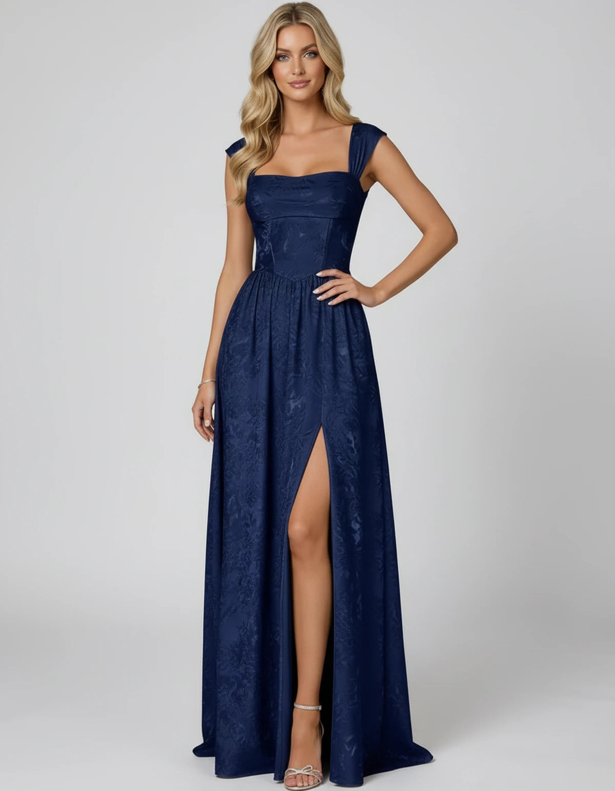 Montaigne Maxi Dresses — Navy | SKU: RB-ab46ec-navy-2,RB-ab46ec-navy-4,RB-ab46ec-navy-6,RB-ab46ec-navy-8,RB-ab46ec-navy-10,RB-ab46ec-navy-12,RB-ab46ec-navy-14,RB-ab46ec-navy-16,RB-ab46ec-navy-16 Plus,RB-ab46ec-navy-20 Plus,RB-ab46ec-navy-24 Plus,RB-ab46ec-navy-22W