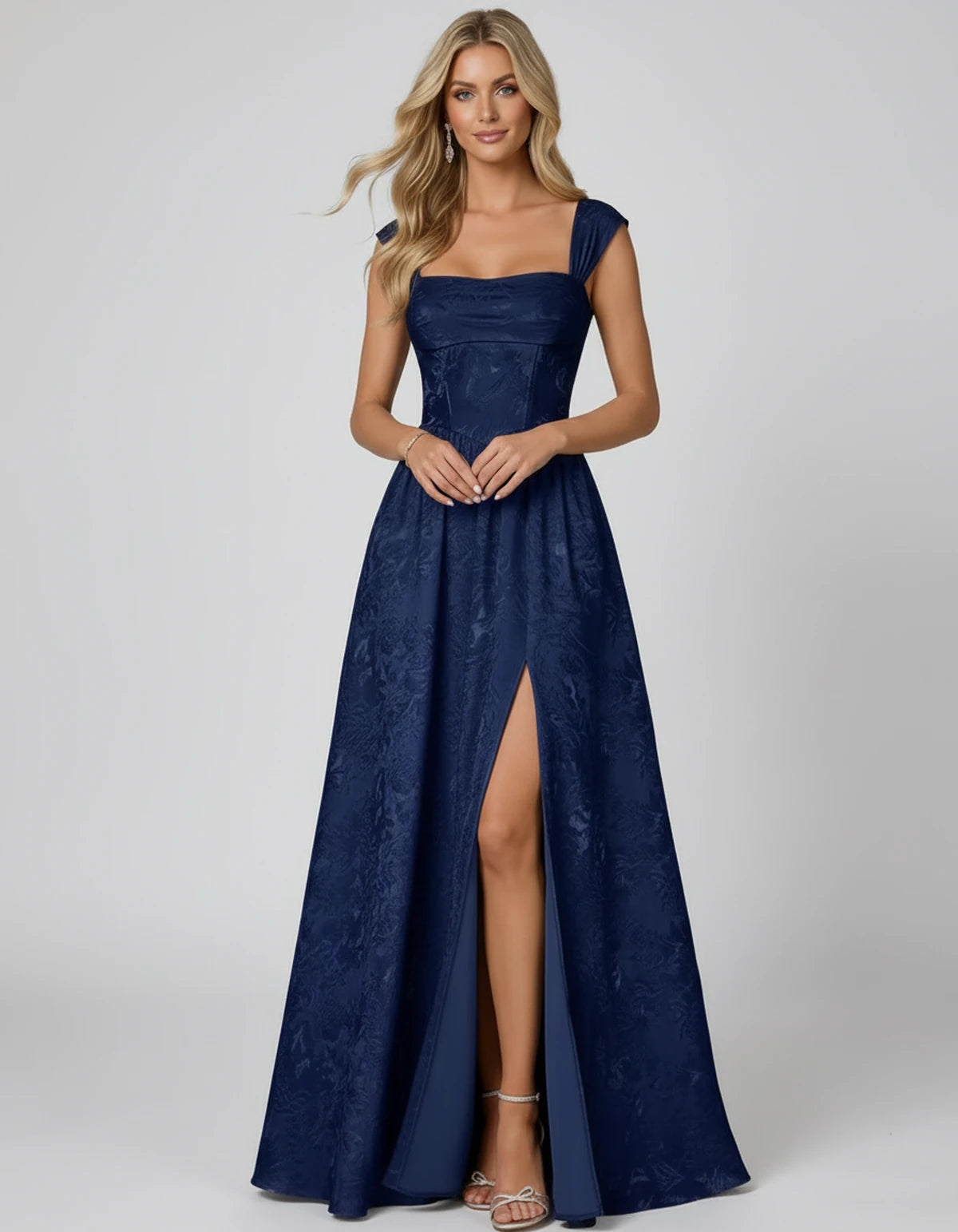 Montaigne Maxi Dresses — Navy | SKU: RB-ab46ec-navy-2,RB-ab46ec-navy-4,RB-ab46ec-navy-6,RB-ab46ec-navy-8,RB-ab46ec-navy-10,RB-ab46ec-navy-12,RB-ab46ec-navy-14,RB-ab46ec-navy-16,RB-ab46ec-navy-16 Plus,RB-ab46ec-navy-20 Plus,RB-ab46ec-navy-24 Plus,RB-ab46ec-navy-22W