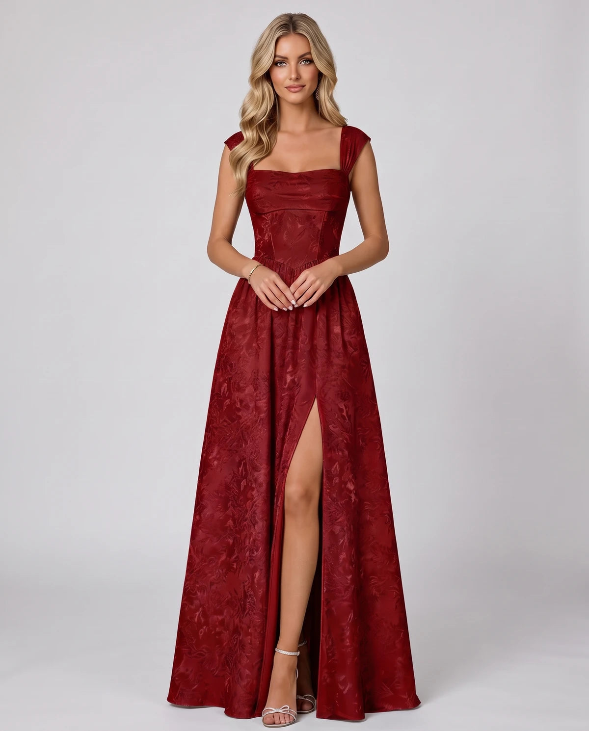 Montaigne Maxi Dresses — Red