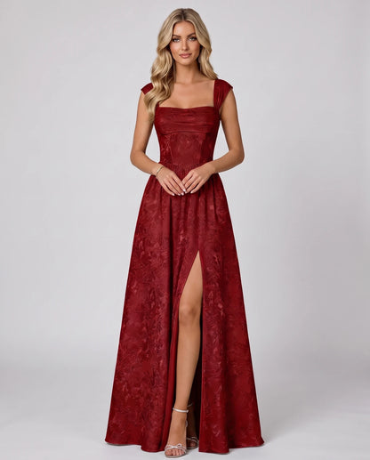 Montaigne Maxi Dresses — Red