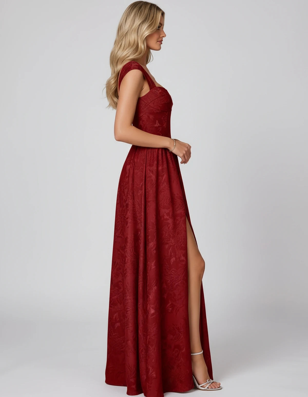 Montaigne Maxi Dresses — Red | SKU: RB-ab46ec-red-2,RB-ab46ec-red-4,RB-ab46ec-red-6,RB-ab46ec-red-8,RB-ab46ec-red-10,RB-ab46ec-red-12,RB-ab46ec-red-14,RB-ab46ec-red-16,RB-ab46ec-red-16 Plus,RB-ab46ec-red-20 Plus,RB-ab46ec-red-24 Plus,RB-ab46ec-red-22W