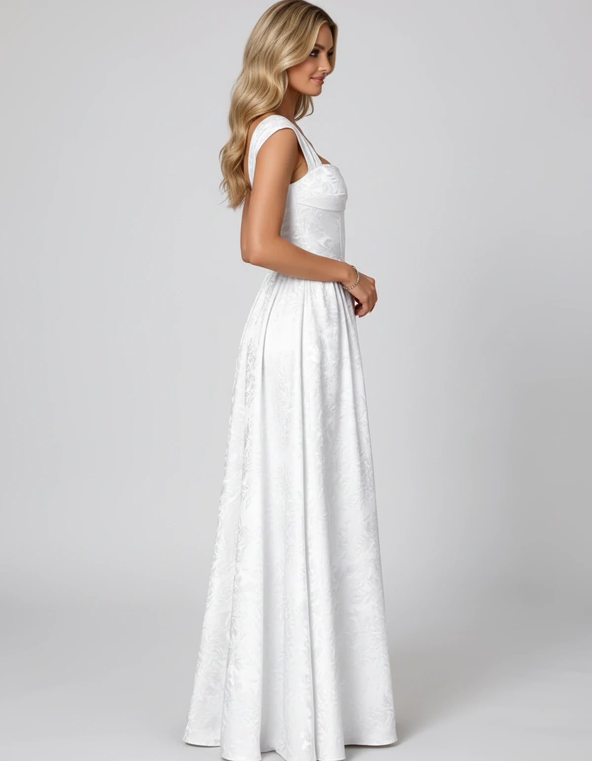 Montaigne Maxi Dresses — White | SKU: RB-ab46ec-white-2,RB-ab46ec-white-4,RB-ab46ec-white-6,RB-ab46ec-white-8,RB-ab46ec-white-10,RB-ab46ec-white-12,RB-ab46ec-white-14,RB-ab46ec-white-16,RB-ab46ec-white-16 Plus,RB-ab46ec-white-20 Plus,RB-ab46ec-white-24 Plus,RB-ab46ec-white-22W