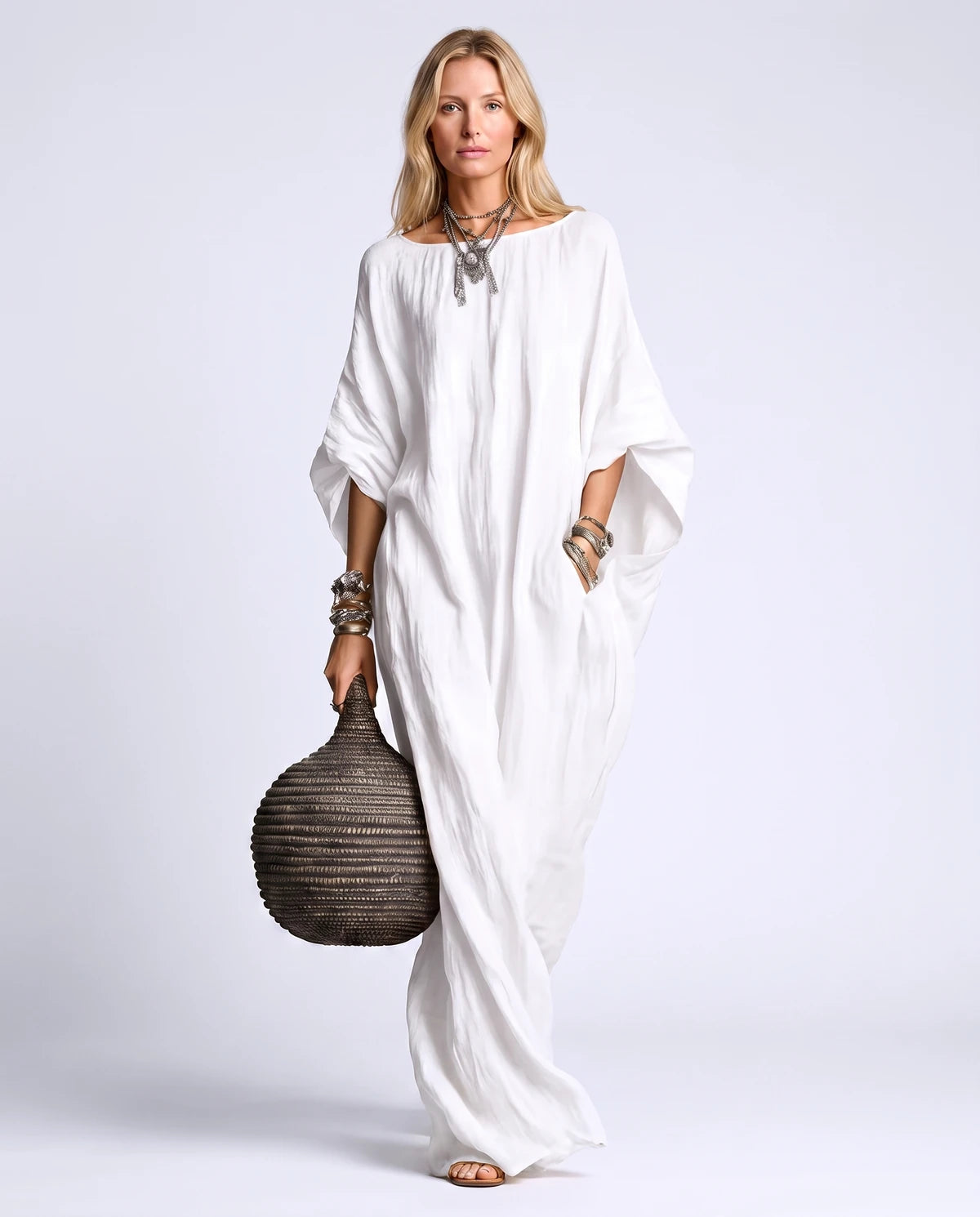 Monteverde Maxi Dresses — QZ2604184-bai