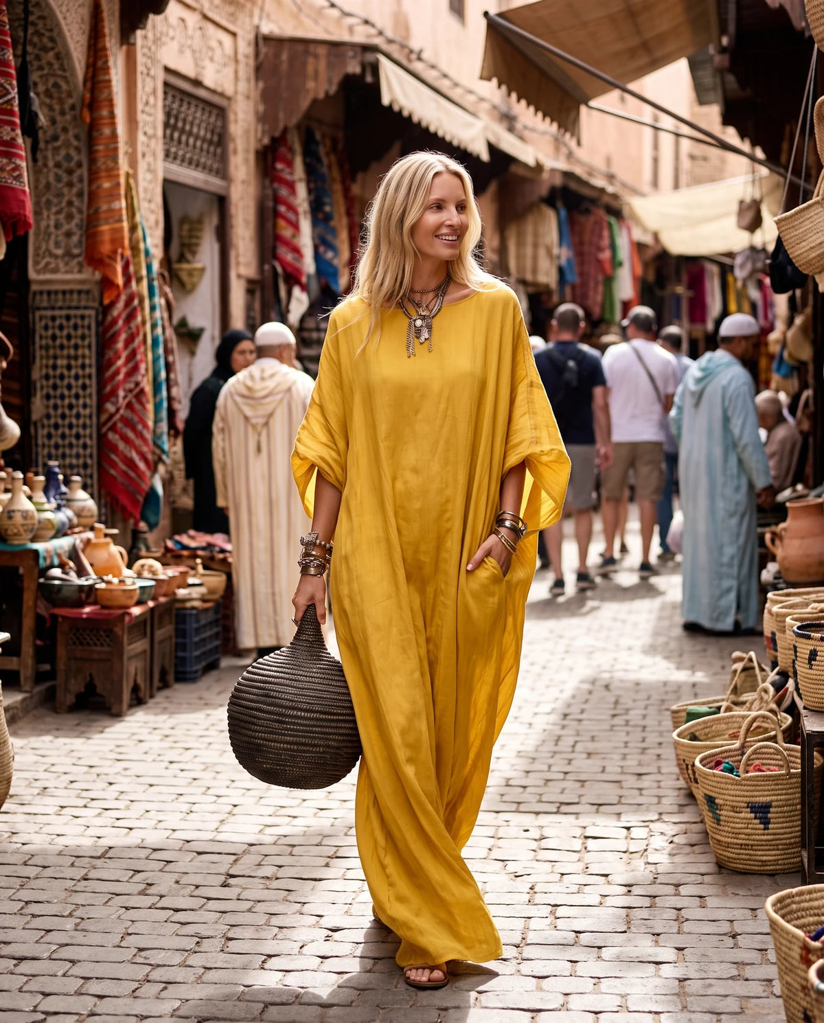 Monteverde Maxi Dresses — QZ2604184-huang | SKU: RB-cf5505-qz260446-XS,RB-cf5505-qz260446-S,RB-cf5505-qz260446-M,RB-cf5505-qz260446-L,RB-cf5505-qz260446-XL,RB-cf5505-qz260446-2XL