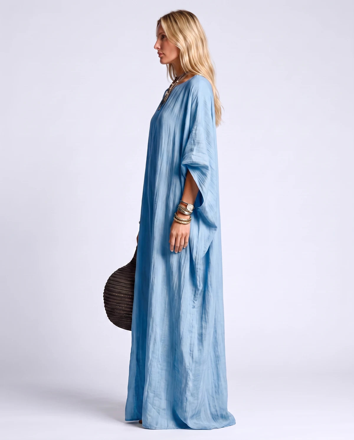 Monteverde Maxi Dresses — QZ2604184-lan | SKU: RB-cf5505-qz260461-XS,RB-cf5505-qz260461-S,RB-cf5505-qz260461-M,RB-cf5505-qz260461-L,RB-cf5505-qz260461-XL,RB-cf5505-qz260461-2XL