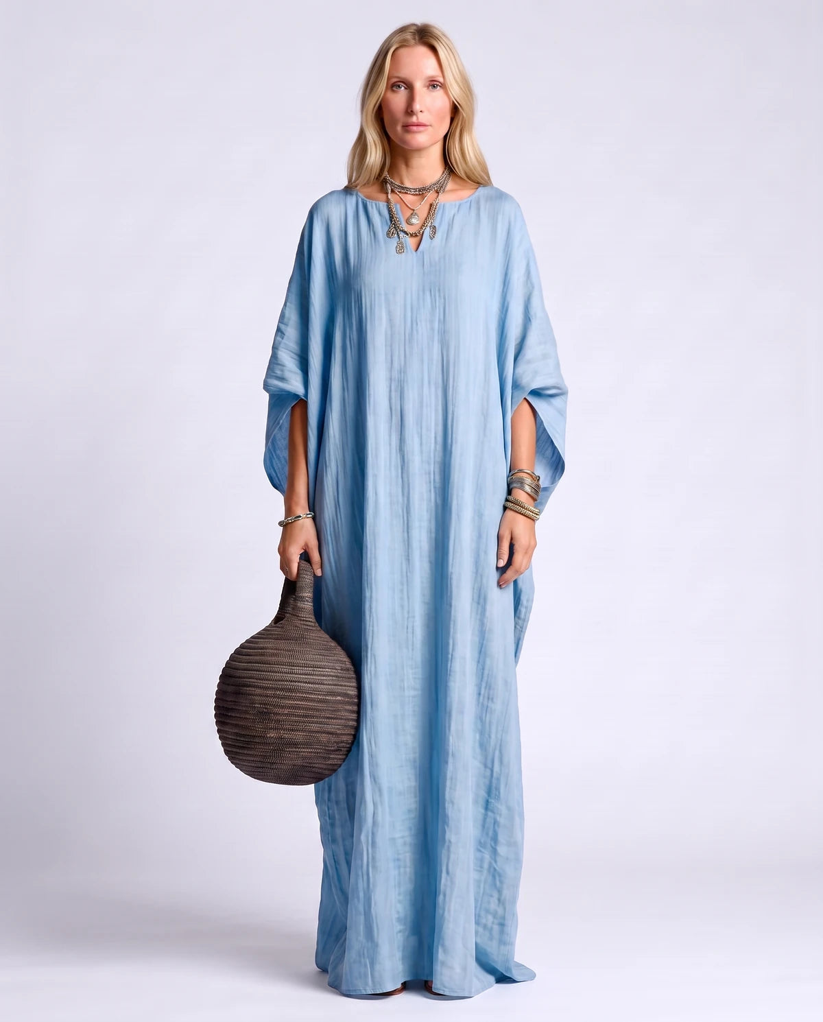 Monteverde Maxi Dresses — QZ2604184-lan | SKU: RB-cf5505-qz260461-XS,RB-cf5505-qz260461-S,RB-cf5505-qz260461-M,RB-cf5505-qz260461-L,RB-cf5505-qz260461-XL,RB-cf5505-qz260461-2XL