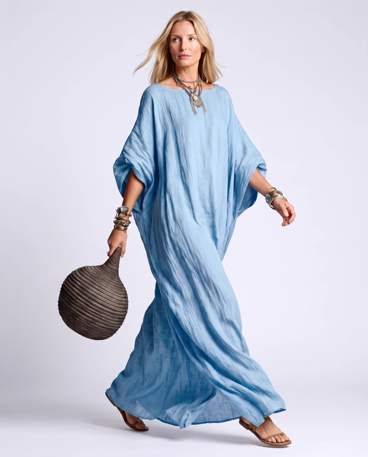 Monteverde Maxi Dresses — QZ2604184-lan | SKU: RB-cf5505-qz260461-XS,RB-cf5505-qz260461-S,RB-cf5505-qz260461-M,RB-cf5505-qz260461-L,RB-cf5505-qz260461-XL,RB-cf5505-qz260461-2XL