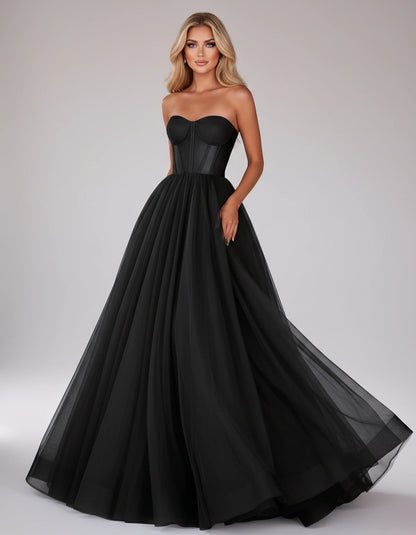 Morvenna Maxi Dresses — Black | SKU: RB-922445-black-2,RB-922445-black-4,RB-922445-black-6,RB-922445-black-8,RB-922445-black-10,RB-922445-black-12,RB-922445-black-14,RB-922445-black-16,RB-922445-black-16W,RB-922445-black-18W,RB-922445-black-20W,RB-922445-black-22W