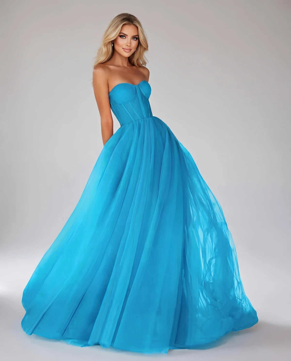 Morvenna Maxi Dresses — Blue