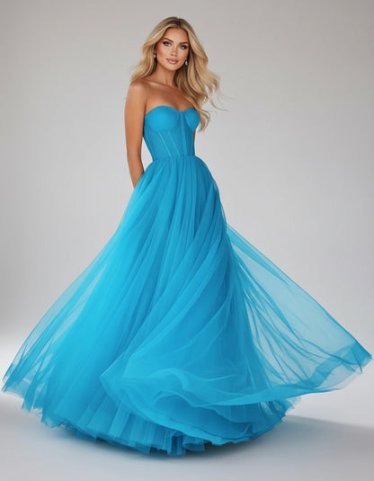 Morvenna Maxi Dresses — Blue | SKU: RB-922445-blue-2,RB-922445-blue-4,RB-922445-blue-6,RB-922445-blue-8,RB-922445-blue-10,RB-922445-blue-12,RB-922445-blue-14,RB-922445-blue-16,RB-922445-blue-16W,RB-922445-blue-18W,RB-922445-blue-20W,RB-922445-blue-22W