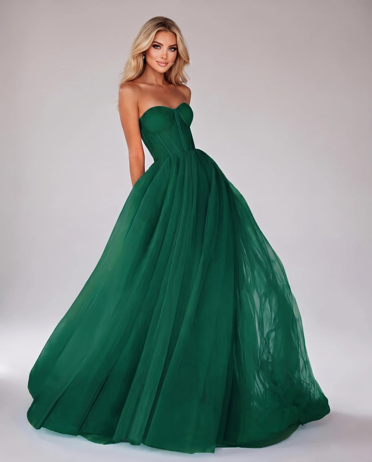 Morvenna Maxi Dresses — Emerald