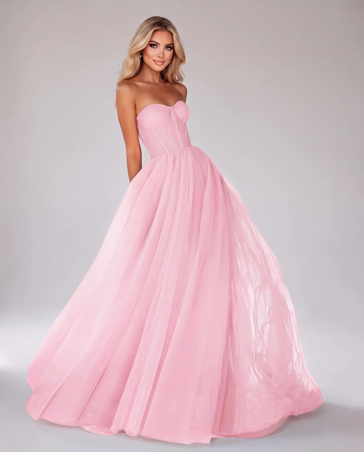 Morvenna Maxi Dresses — Pink