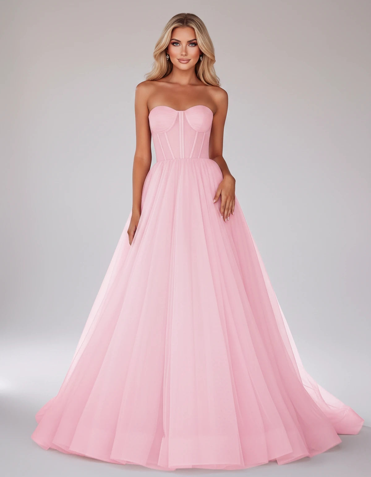 Morvenna Maxi Dresses — Pink | SKU: RB-922445-pink-2,RB-922445-pink-4,RB-922445-pink-6,RB-922445-pink-8,RB-922445-pink-10,RB-922445-pink-12,RB-922445-pink-14,RB-922445-pink-16,RB-922445-pink-16W,RB-922445-pink-18W,RB-922445-pink-20W,RB-922445-pink-22W