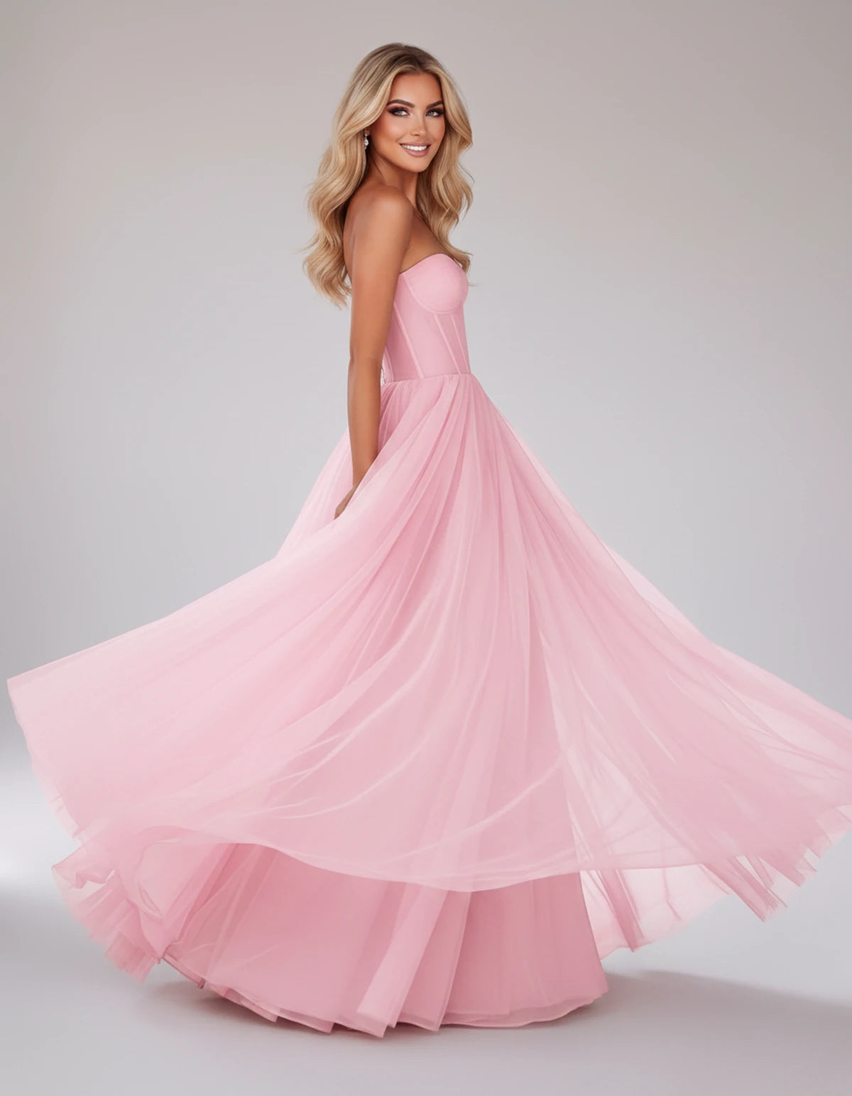 Morvenna Maxi Dresses — Pink | SKU: RB-922445-pink-2,RB-922445-pink-4,RB-922445-pink-6,RB-922445-pink-8,RB-922445-pink-10,RB-922445-pink-12,RB-922445-pink-14,RB-922445-pink-16,RB-922445-pink-16W,RB-922445-pink-18W,RB-922445-pink-20W,RB-922445-pink-22W