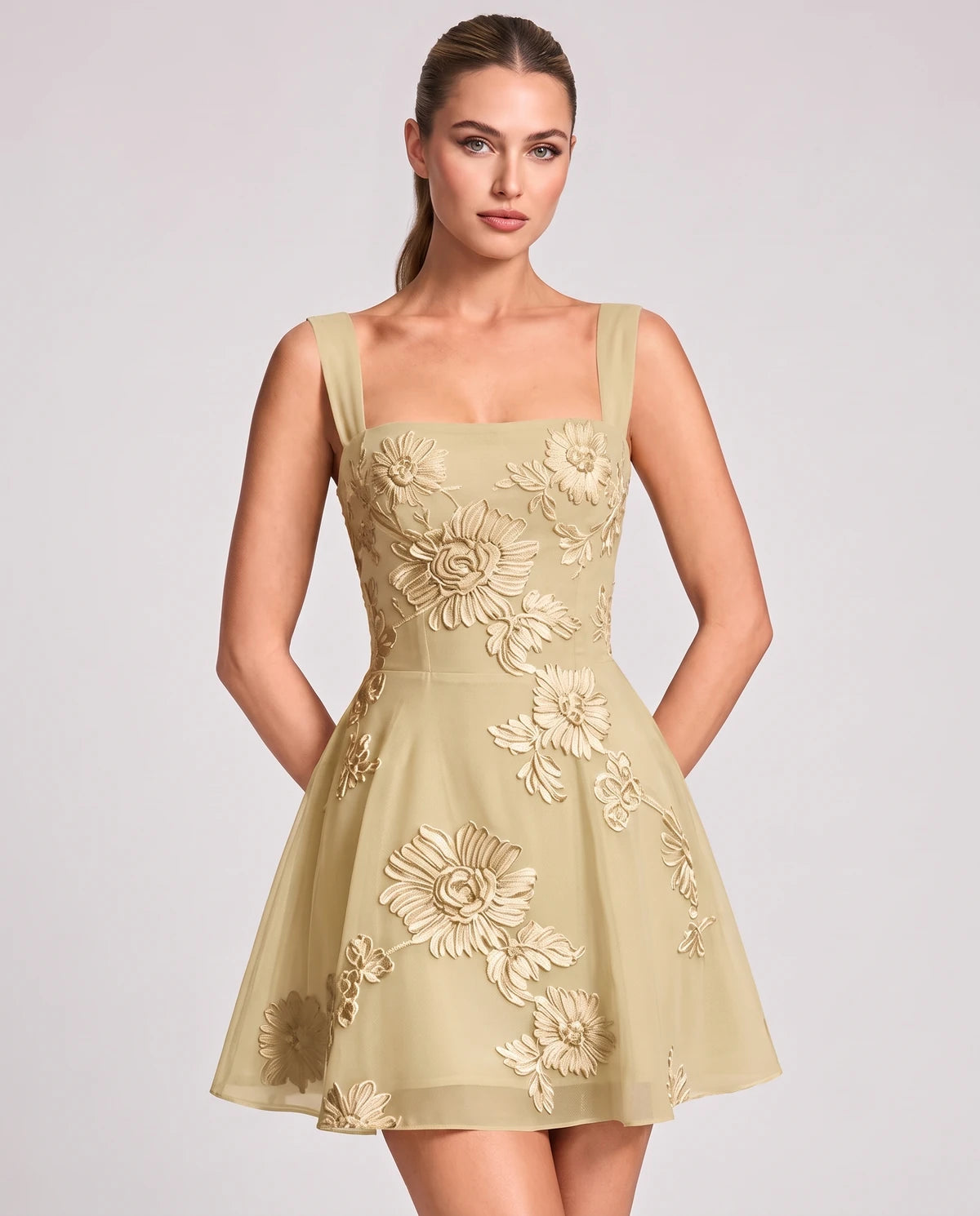 Nadalie Mini Dresses — Champagne