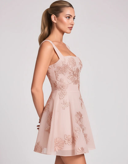 Nadalie Mini Dresses — Pink | SKU: RB-553dd4-pink-2,RB-553dd4-pink-4,RB-553dd4-pink-6,RB-553dd4-pink-8,RB-553dd4-pink-10,RB-553dd4-pink-12,RB-553dd4-pink-14,RB-553dd4-pink-16,RB-553dd4-pink-16W,RB-553dd4-pink-18W,RB-553dd4-pink-20W,RB-553dd4-pink-22W