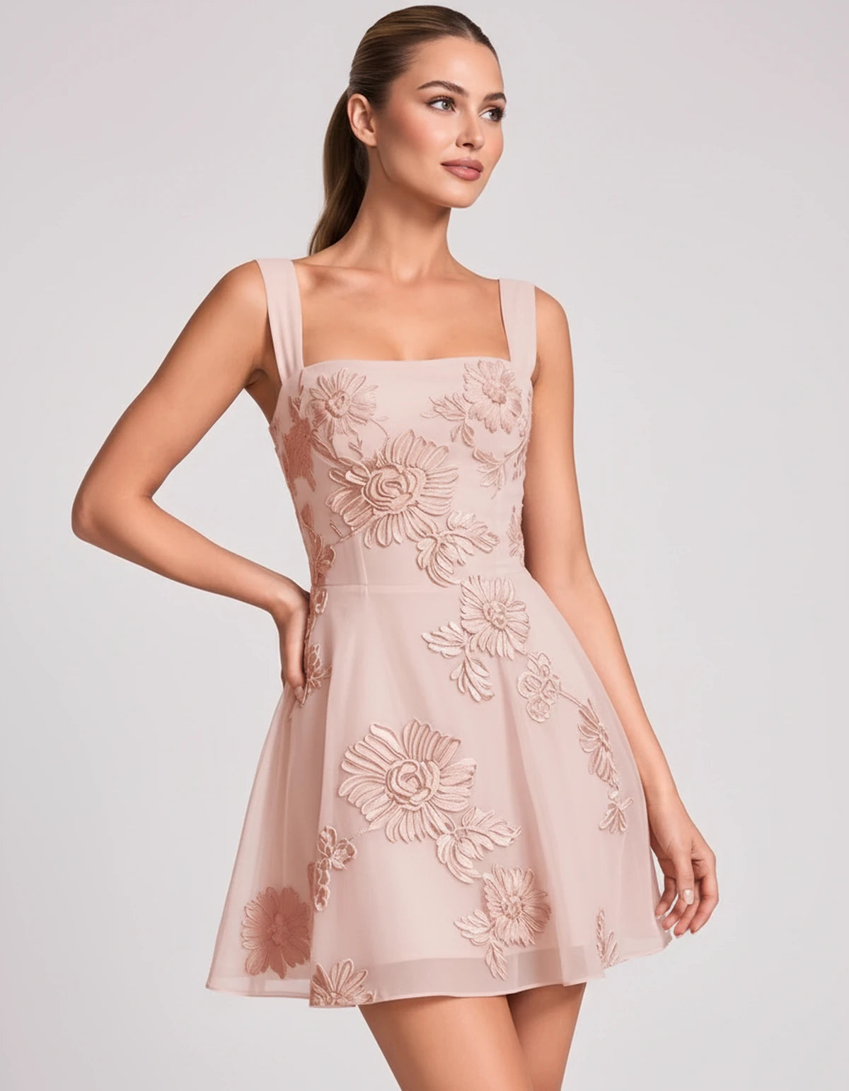 Nadalie Mini Dresses — Pink | SKU: RB-553dd4-pink-2,RB-553dd4-pink-4,RB-553dd4-pink-6,RB-553dd4-pink-8,RB-553dd4-pink-10,RB-553dd4-pink-12,RB-553dd4-pink-14,RB-553dd4-pink-16,RB-553dd4-pink-16W,RB-553dd4-pink-18W,RB-553dd4-pink-20W,RB-553dd4-pink-22W