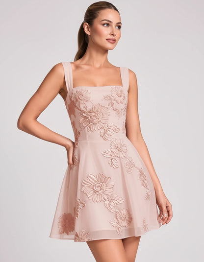 Nadalie Mini Dresses — Pink | SKU: RB-553dd4-pink-2,RB-553dd4-pink-4,RB-553dd4-pink-6,RB-553dd4-pink-8,RB-553dd4-pink-10,RB-553dd4-pink-12,RB-553dd4-pink-14,RB-553dd4-pink-16,RB-553dd4-pink-16W,RB-553dd4-pink-18W,RB-553dd4-pink-20W,RB-553dd4-pink-22W