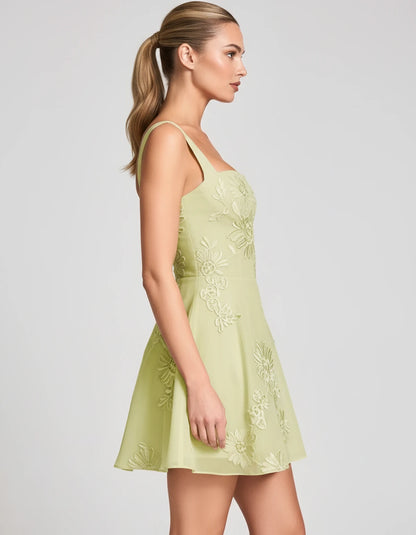 Nadalie Mini Dresses — Yellow | SKU: RB-553dd4-yellow-2,RB-553dd4-yellow-4,RB-553dd4-yellow-6,RB-553dd4-yellow-8,RB-553dd4-yellow-10,RB-553dd4-yellow-12,RB-553dd4-yellow-14,RB-553dd4-yellow-16,RB-553dd4-yellow-16W,RB-553dd4-yellow-18W,RB-553dd4-yellow-20W,RB-553dd4-yellow-22W