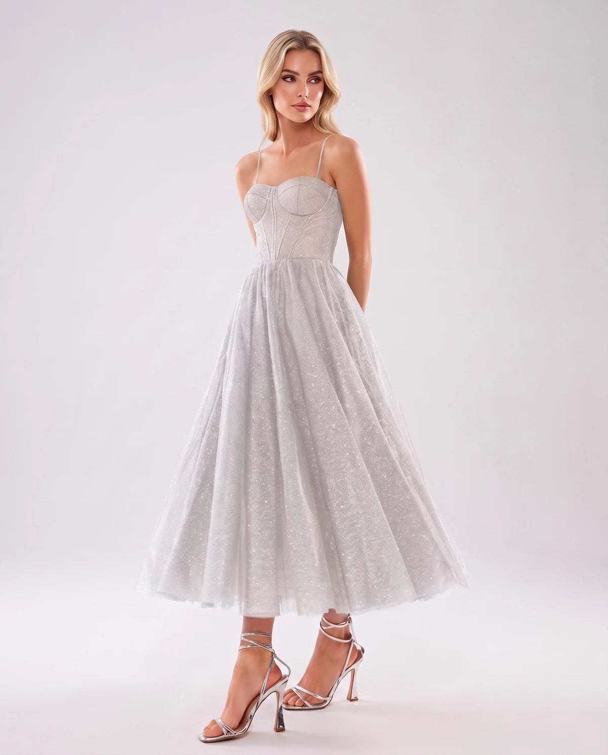 Naiara Midi Dresses — White