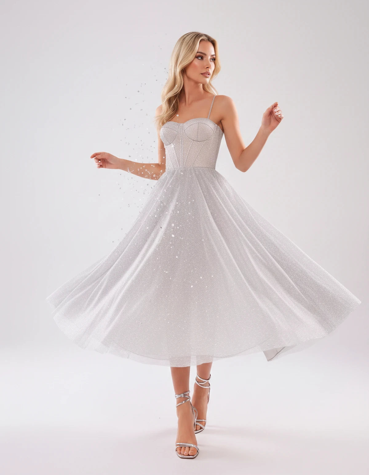Naiara Midi Dresses — White | SKU: RB-4adf84-white-2,RB-4adf84-white-4,RB-4adf84-white-6,RB-4adf84-white-8,RB-4adf84-white-10,RB-4adf84-white-12,RB-4adf84-white-14,RB-4adf84-white-16,RB-4adf84-white-16 Plus,RB-4adf84-white-20 Plus,RB-4adf84-white-24 Plus