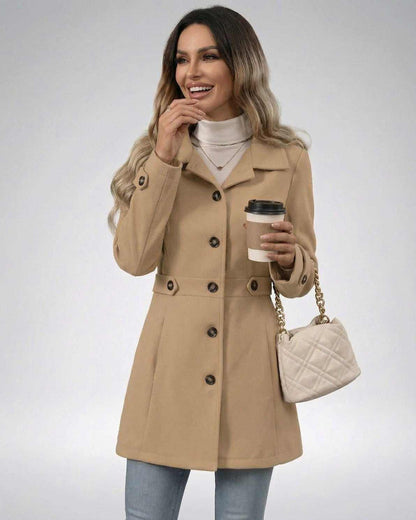 Naib Jacket, beige tailored design, stylish and comfortable, perfect for casual outings, RAMBLION brand.
