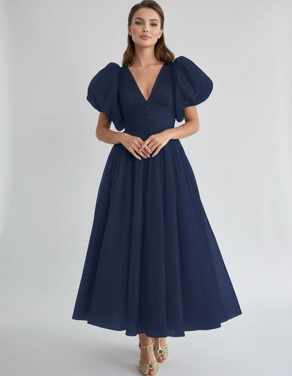 Naomie Midi Dresses — Navy | SKU: RB-011a96-navy-2,RB-011a96-navy-4,RB-011a96-navy-6,RB-011a96-navy-8,RB-011a96-navy-10,RB-011a96-navy-12,RB-011a96-navy-14,RB-011a96-navy-16,RB-011a96-navy-16W,RB-011a96-navy-18W,RB-011a96-navy-20W,RB-011a96-navy-22W