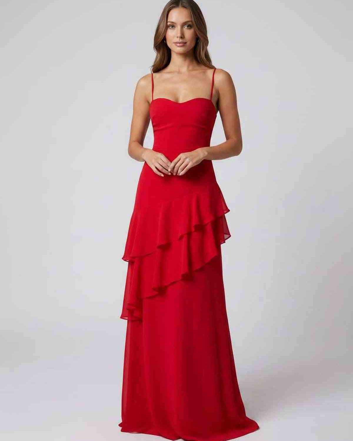 Ramblion Nara maxi dress — v-neck neckline · lifestyle styling · styled for prom season