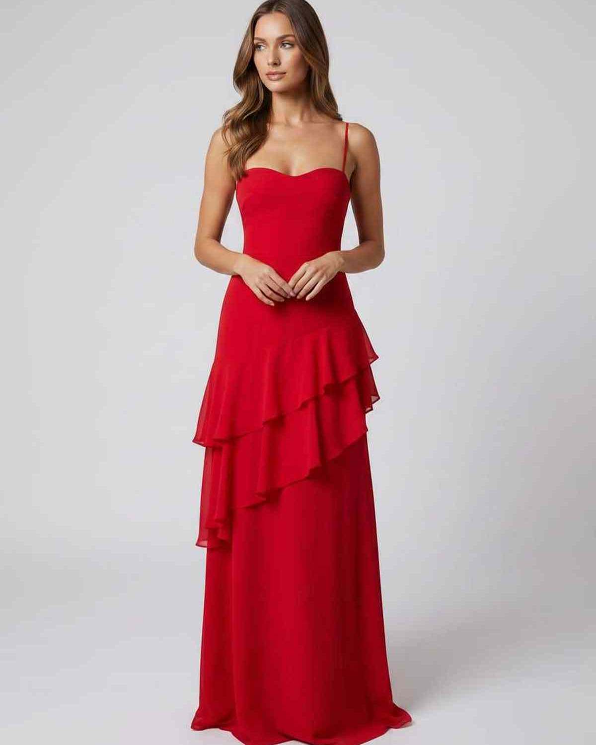 Ramblion Nara maxi dress — v-neck neckline · styled view 6 · styled for prom season