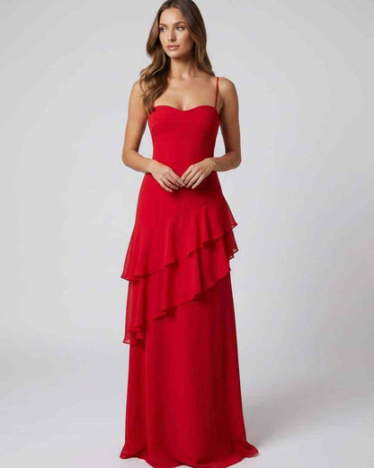 Ramblion Nara maxi dress — v-neck neckline · styled view 6 · styled for prom season