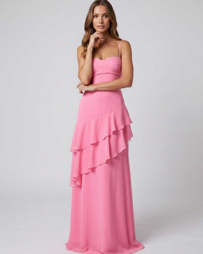 Ramblion Nara maxi dress — v-neck neckline · styled view 9 · styled for prom season