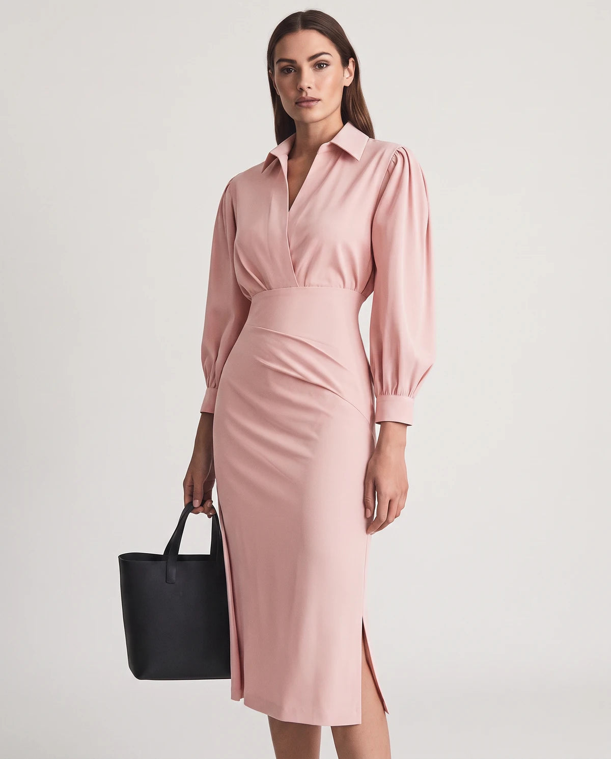 Nasturtia Midi Dresses — Pink