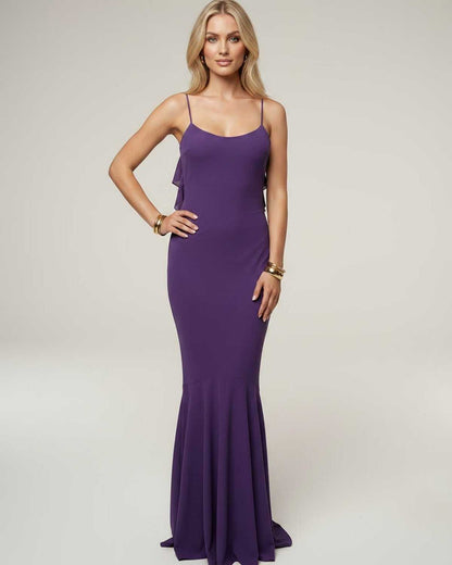 Ramblion Naya maxi dress — round neck neckline · styled view 6 · styled for prom season