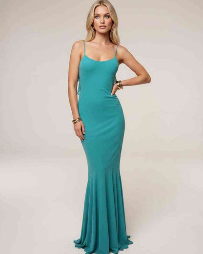 Ramblion Naya maxi dress — round neck neckline · styled view 10 · styled for prom season