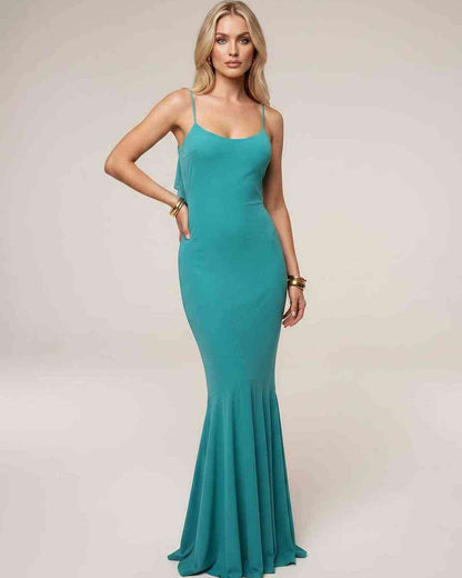 Ramblion Naya maxi dress — round neck neckline · styled view 12 · styled for prom season