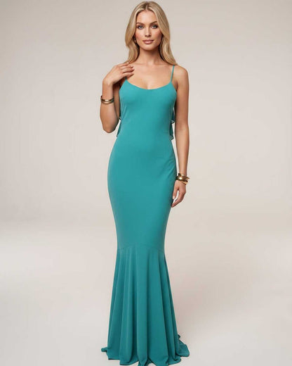 Ramblion Naya maxi dress — round neck neckline · styled view 13 · styled for prom season