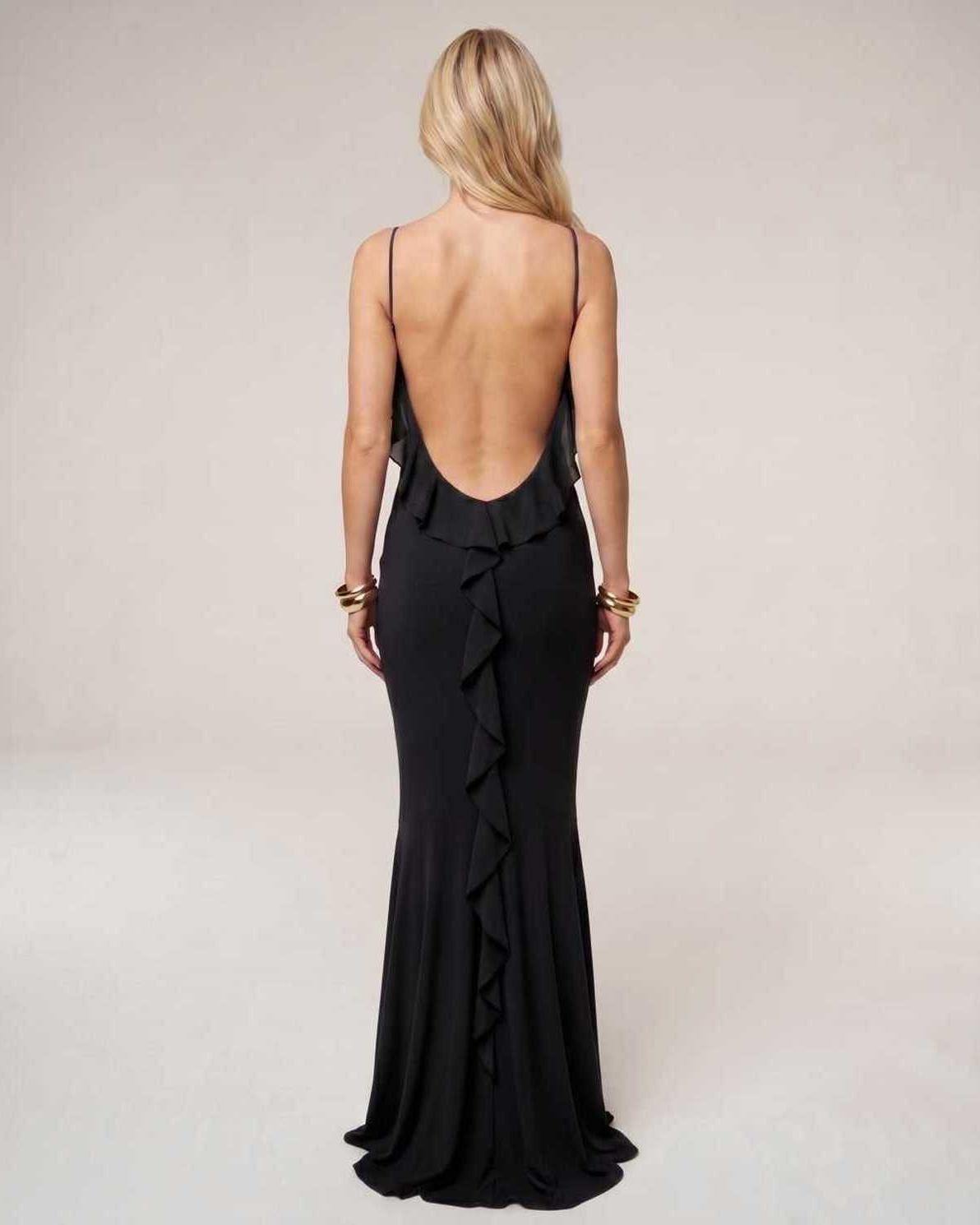 Ramblion Naya maxi dress — round neck neckline · styled view 16 · styled for prom season