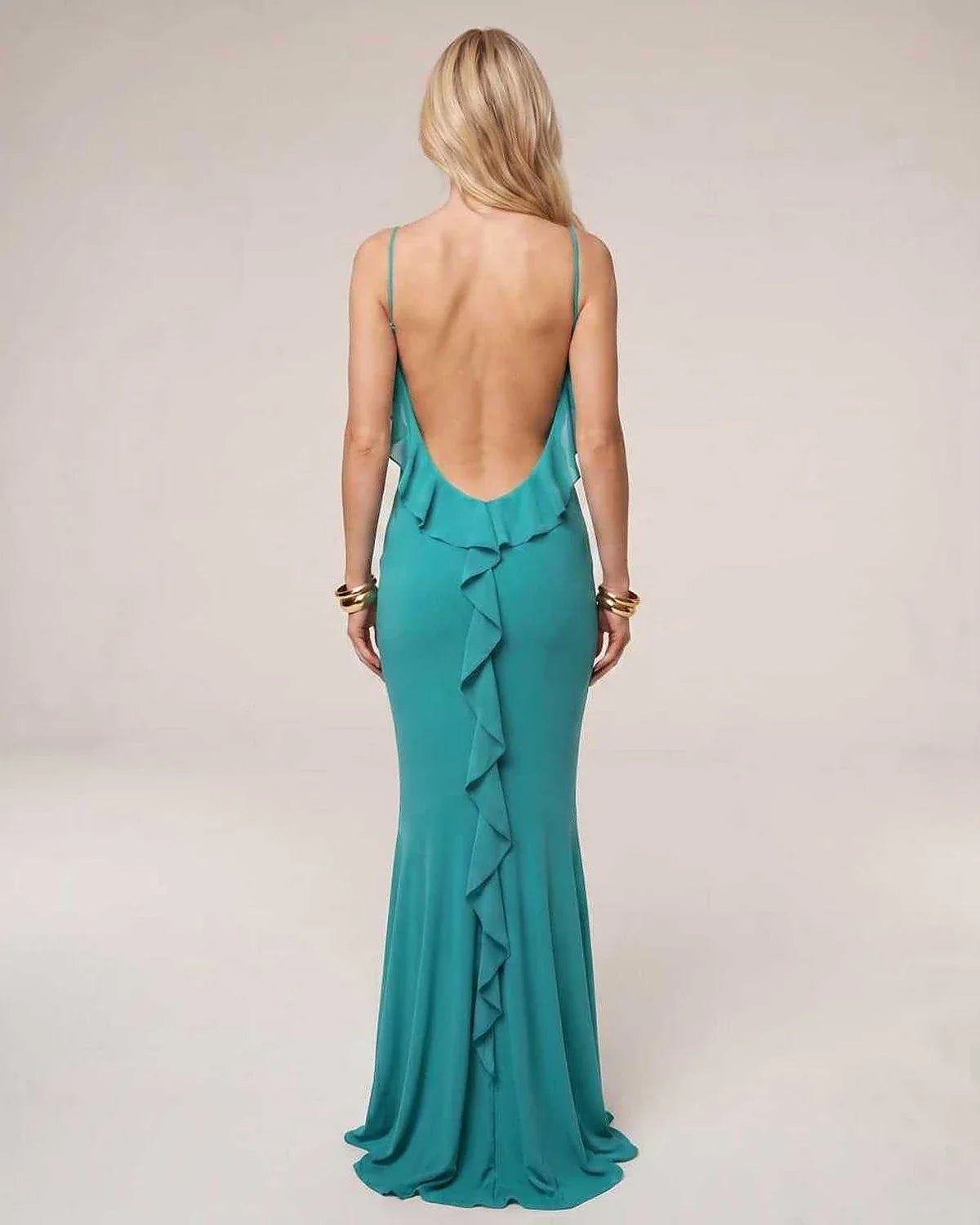 Purple,light Blue,black,white Mermaid Round Neck Sleeveless Maxi Dress | Formal Occasions & Celebrations, back view | Ramblio | SKU: RB-6B83F2-LIGHTBLU-L,RB-6B83F2-LIGHTBLU-M,RB-6B83F2-LIGHTBLU-S,RB-6B83F2-LIGHTBLU-XL,RB-6B83F2-LIGHTBLU-XS