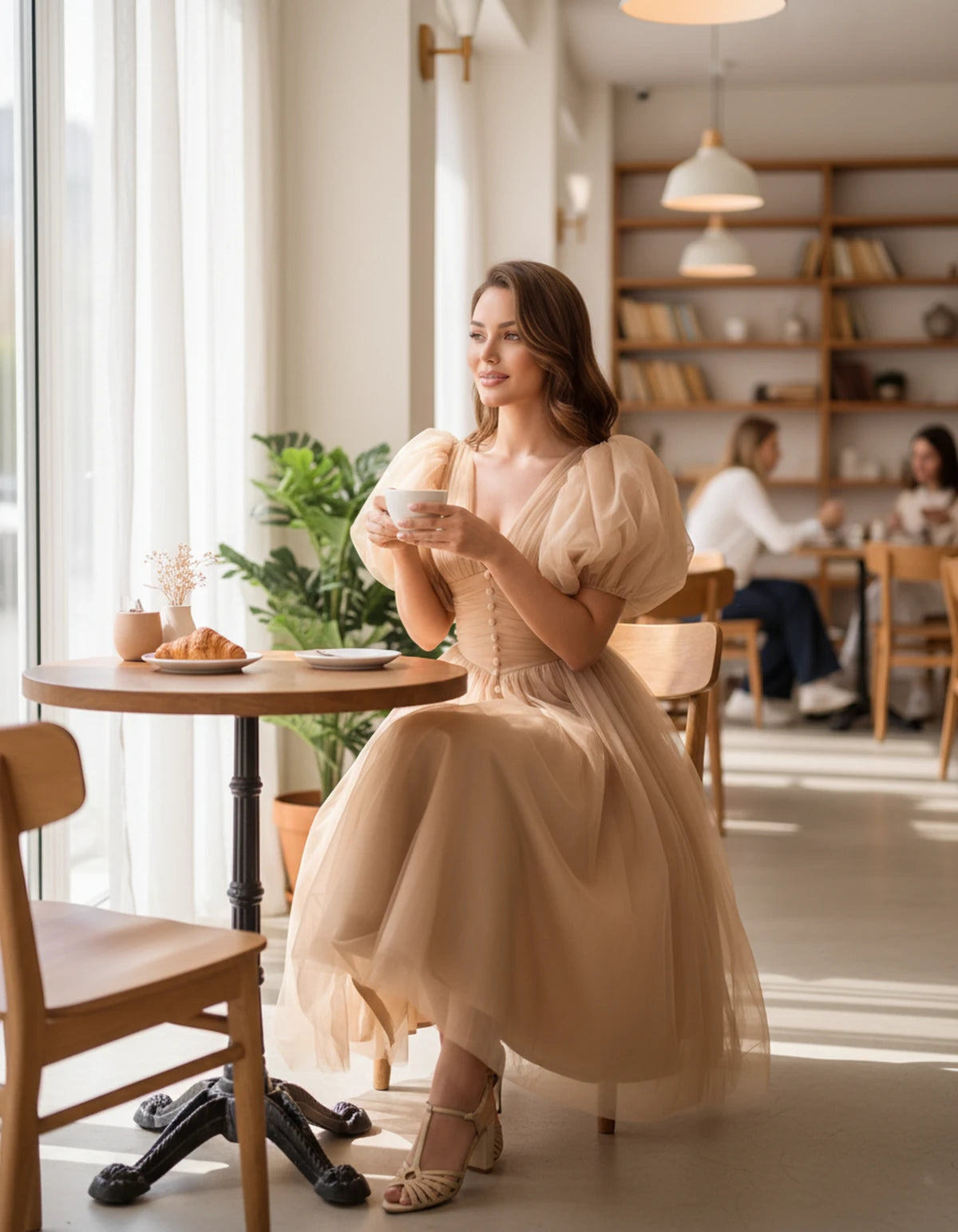 Nectaria Midi Dresses — Fresh Pink | SKU: RB-410678-freshpf3-2,RB-410678-freshpf3-4,RB-410678-freshpf3-6,RB-410678-freshpf3-8,RB-410678-freshpf3-10,RB-410678-freshpf3-12,RB-410678-freshpf3-14,RB-410678-freshpf3-16,RB-410678-freshpf3-16W,RB-410678-freshpf3-18W,RB-410678-freshpf3-20W,RB-410678-freshpf3-22W
